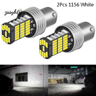 ไฟเบรกท้ายรถยนต์ 1156LED Canbus 15 SMD BA15S P21W พลังงานสูง สีขาว 6000K 2 ชิ้น