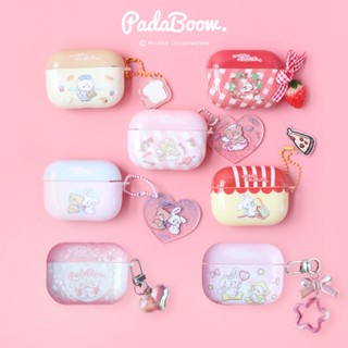 [padaboow] Mikko ของแท้ เคสหูฟัง ลายน่ารัก สําหรับ apple AirPods Pro