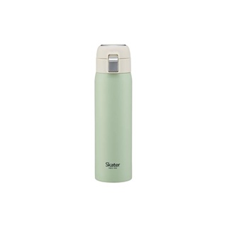 Skater Straw Mug Bottle Kusumi Green 480ml Keep Warm / Cool Stainless Steel Water Bottle One-touch Open STOT5ST-A