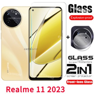 ฟิล์มกระจกนิรภัยกันรอยหน้าจอ เลนส์กล้อง ด้านหลัง สําหรับ Realme 11 2023 Realme Realmi 11 11 Realme11 11Realme 2023 4G 5G