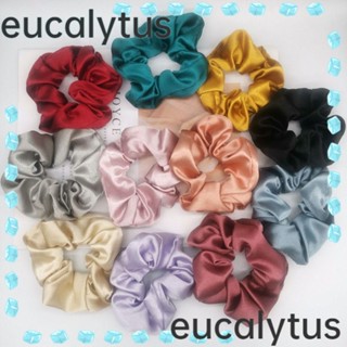 Eucalytus1 ยางรัดผมหางม้า ผ้าไหมซาติน แฟชั่น