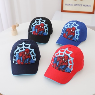 Yb1 หมวกเบสบอลกันแดด ปักลาย Marvel Spider-Man น่ารัก แฟชั่นฤดูร้อน สําหรับเด็ก BY1