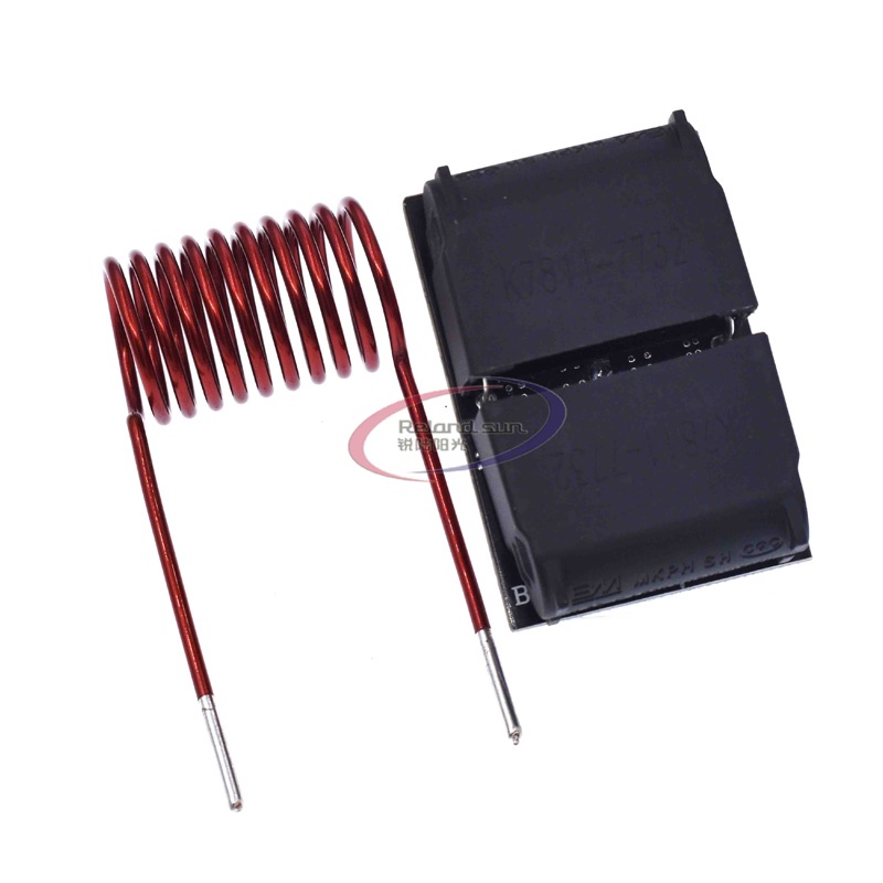 เครื่องทําความร้อน 5-12V 120W Mini ZVS DIY หม้อหุงข้าว + คอยล์จุดระเบิด