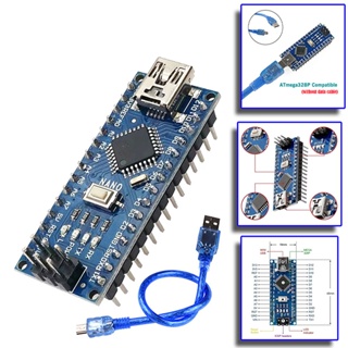 【ขายดี สไตล์】บอร์ดไมโครคอนโทรลเลอร์ V3.0 ATmega328P USB คุณภาพสูง สําหรับ Arduino Nano CH340C