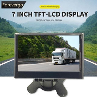 Forevergo กล้องมองหลังรถยนต์ TFT LCD 7 นิ้ว รองรับกล้องมองหลัง W9X6