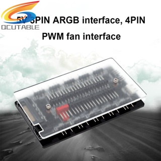 [Qcutable.th] 10-in-1 ฮับแยกสายเคเบิล ARGB ซิงโครไนซ์ ARGB PWM สําหรับเคส PC