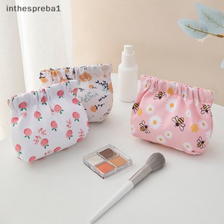 Inthespreba1^^ กระเป๋าใส่เหรียญ หูฟัง แบบพกพา ปิดอัตโนมัติ กระเป๋าเครื่องประดับ เดินทาง *ใหม่