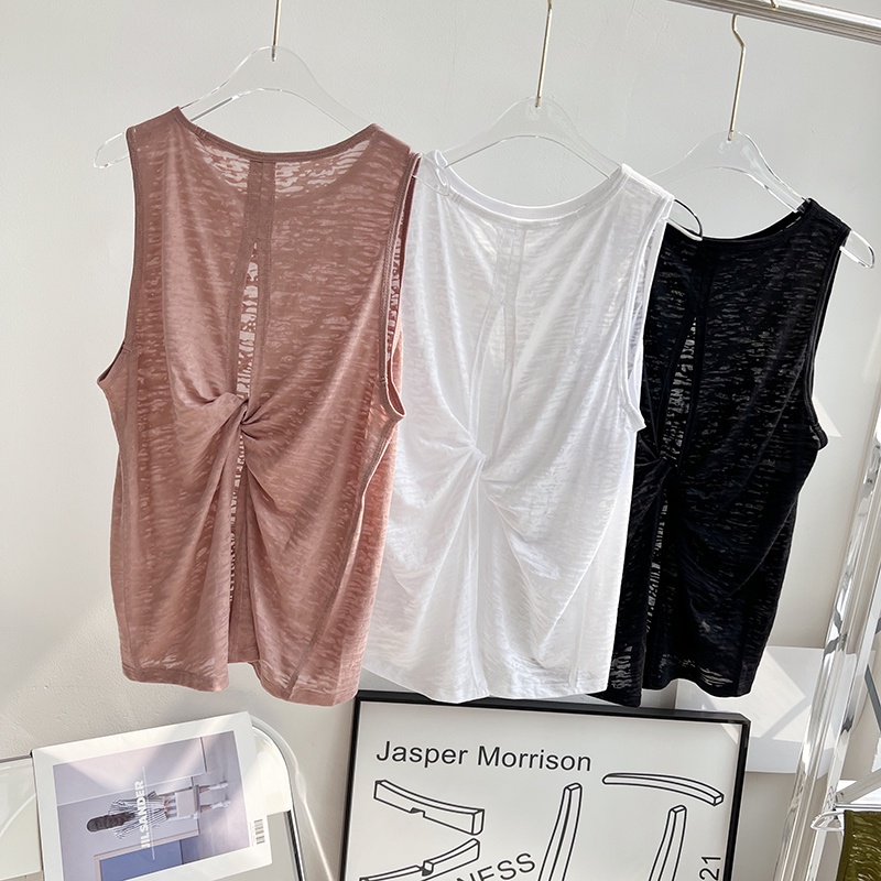 【YOGATRUTH】เสื้อยืดแขนกุด ระบายอากาศ แห้งเร็ว น้ําหนักเบา สําหรับออกกําลังกาย เล่นโยคะ