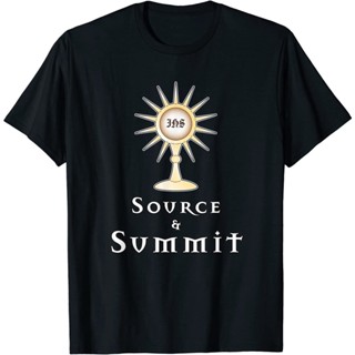 เสื้อยืด พิมพ์ลาย Limited Source And Summit Holy Eucharist สําหรับผู้ชาย