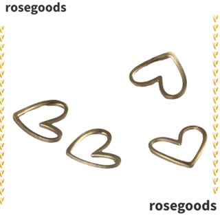 Rosegoods1 แหวนเชื่อมต่อ ทองเหลือง ชุบทอง 13 มม.*11 มม. 1 กล่อง 40 ชิ้น สําหรับทําเครื่องประดับ