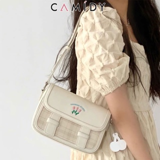 Camidy  ใหม่ น่ารัก Cambridge กระเป๋ารักแร้เต้าหู้กระเป๋าความรู้สึกระดับสูง Messenger กระเป๋าสะพายหญิงรักแร้กระเป๋าอินเทรนด์