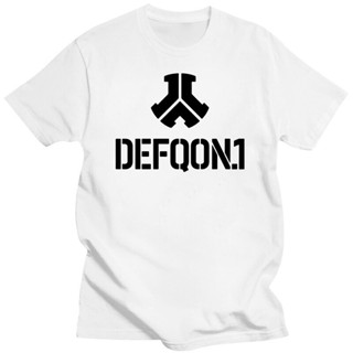 เสื้อยืดแขนสั้น พิมพ์ลายโลโก้ Defcon.1 แฟชั่นสําหรับผู้ชาย