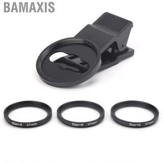 Bamaxis 4/6/8 Points Mobile Phone Star Filter Set with 37MM  for