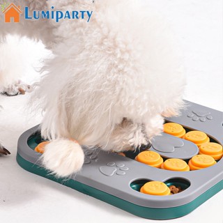 Lumiparty เครื่องให้อาหารสัตว์เลี้ยง สุนัข อเนกประสงค์ กันลื่น ของเล่นฝึก Iq