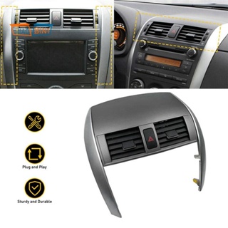 กระจังช่องแอร์รถยนต์ A/C พร้อมแถบติดช่องแอร์ สําหรับ Toyota Corolla 2007-2013 Air A/C Outlet Trim Cover 55670-02160