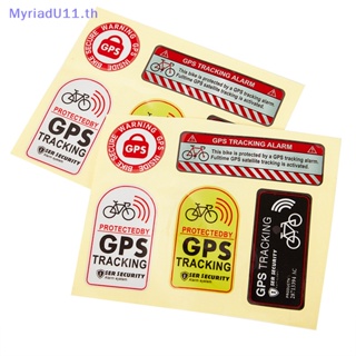 Myriadu สติกเกอร์เตือนภัย GPS สะท้อนแสง กันขโมย สําหรับติดตกแต่งรถมอเตอร์ไซค์