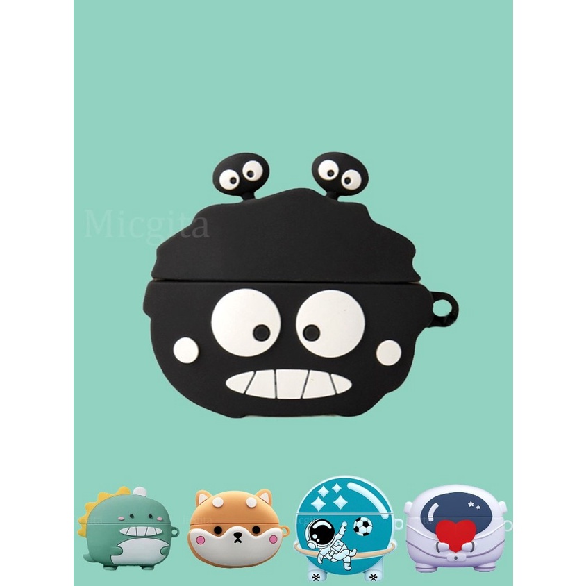 แฟชั่น เคสหูฟังการ์ตูนเข้ากันได้สําหรับ Edifier W320TN ฝาครอบป้องกันแบบนุ่มซิลิโคนน่ารักพร้อมตะขอ