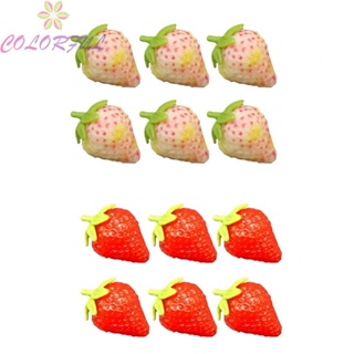 【COLORFUL】Fake Strawberry Eco-Friendly Lifelike Simulation Plastic Foam Practical