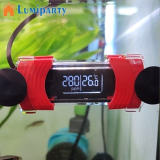 Lumiparty เครื่องวัดอุณหภูมิ ความแม่นยําสูง พร้อม Tds ตรวจจับคุณภาพน้ํา สําหรับตู้ปลา