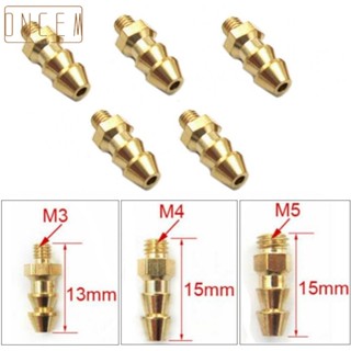 【ONCEMOREAGAIN】Water Nozzle Nipple Brass M3/M4/M5 Nozzle Water Marine 5pcs For RC Boat