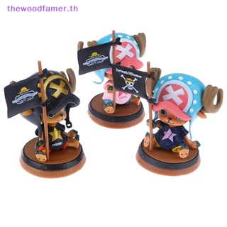 ฟิกเกอร์ PVC รูปอนิเมะวันพีช Sitg Tony Chopper สีชมพู สีฟ้า สีดํา สําหรับตกแต่ง