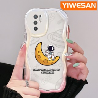 เคสโทรศัพท์มือถือแบบนิ่ม ใส กันกระแทก ลายการ์ตูนดวงจันทร์อวกาศ สําหรับ Xiaomi POCO M3 Pro 4G M3 Pro 5G Redmi Note 10 5G Note 10T Note 10 Pro Max