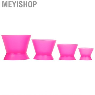 Meyishop 4pcs Dental Mixing Cup Reusable Silicone Bowl For Facial  JFF