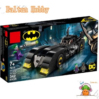 Baltan toy BH1 บล็อกตัวต่อซูเปอร์ฮีโร่ DC แบทโมบิล Pursuit of The Joker 76119 11351 ES1