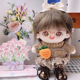 ตุ๊กตา 20 cm. เสื้อกันหนาวทรงสี่เหลี่ยม กาแฟทรงสี่เหลี่ยม ขนาด 20 ซ.ม. ใส่ตุ๊กตา 20 ซ.ม.