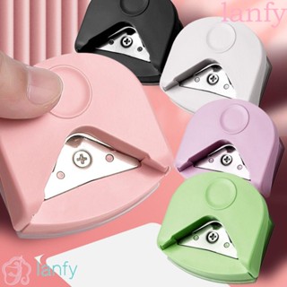 Lanfy R4 เครื่องตัดมุมกระดาษ โลหะ ทรงกลม R4 5 สี DIY