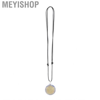 Meyishop Guasha Necklace   Board Crystal Stone for Office Travel Home