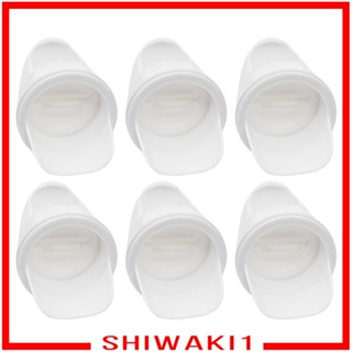 [Shiwaki1] อุปกรณ์ให้อาหารไก่ ใช้ซ้ําได้ สําหรับถังให้อาหารนก เป็ด 6 ชิ้น