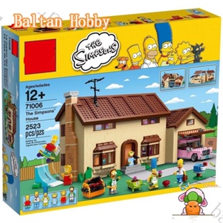 Baltan Toy BH1 ของเล่นเข้ากันได้กับ The Simpsons The Simpsons House 71006 16005180044/83005/ บล็อคตัวต่อ ของเล่น ET8Q