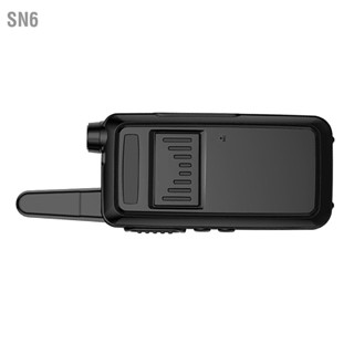 SN6 Mini Walkie Talkies น้ำหนักเบา พลังงานสูง สัญญาณเสถียร วิทยุสองทาง ชาร์จ USB Talkabout Radio