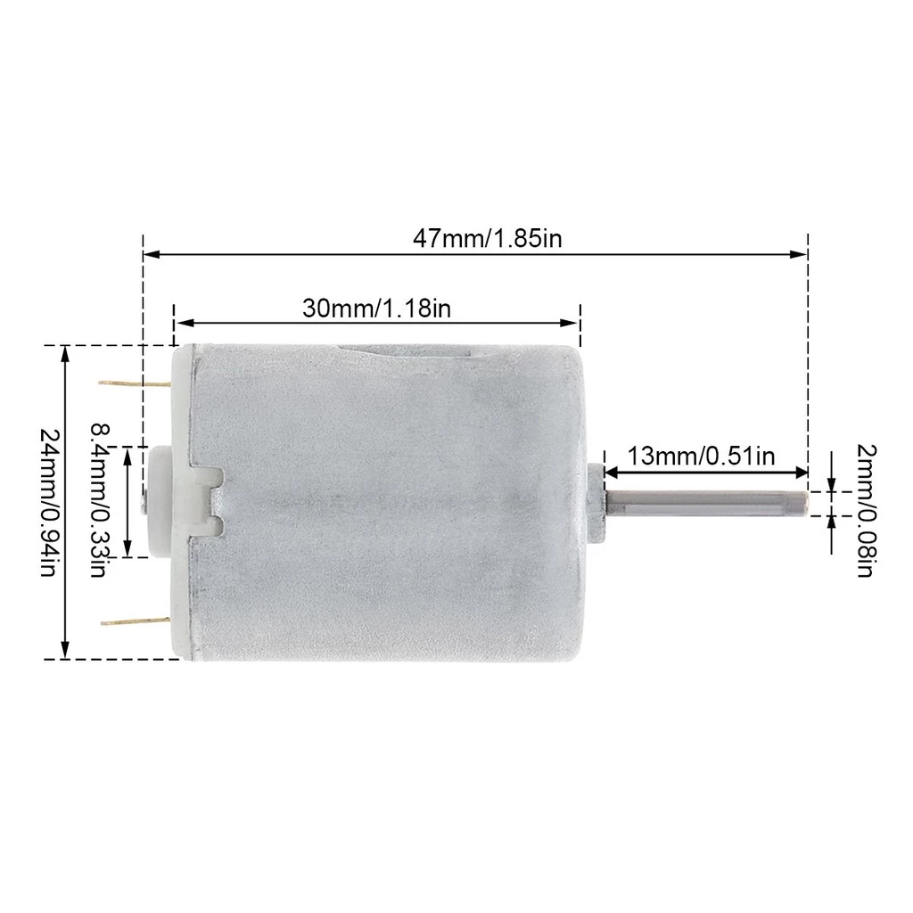 R280 DC มอเตอร์ 12-24V 24000RPM ความเร็วสูง ไมโครมอเตอร์ สําหรับของเล่น DIY พัดลมขนาดเล็ก เครื่องคั้นน้ําผลไม้ ปั๊มน้ํา เครื่องดนตรีความงาม ไฟฟ้า thumbnail 3