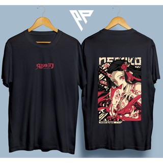 Half Demon Nezuko | Demon Slayer | Pimped Pixels Cotton Tshirt_03