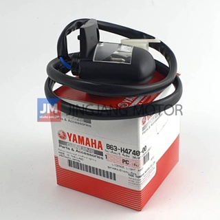 กรอบทะเบียนรถมอเตอร์ไซค์ B63H47400000 ชุดไฟส่องป้ายทะเบียน เเท้ศูนย์ YAMAHA AEROX 2017-2020