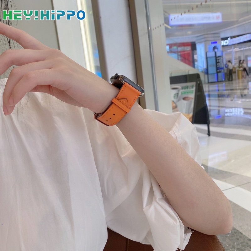 สายนาฬิกาข้อมือ หนัง PU สีตัดกัน สําหรับ iwatch ultra 49 มม. iwatch series 8 se 7 6 5 4 3 45 มม. 41 มม. 44 มม. 40 มม. 42 มม. 38 มม.