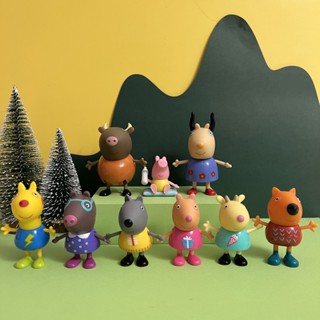 ตุ๊กตาฟิกเกอร์ Peppa Pig antelope bull coyote mole rat goat Alexander ยีราฟ