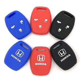 ปลอกหุ้มกุญแจ กรอบกุญแจ ฮอนด้า Honda  3 ปุ่ม Accord Civic FD CR-V ใช้ดอกเดิมจากศูนย์ได้เลย