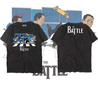 YN🌟​พร้อมส่ง​🌟 รีรันลาย THE BATTLE no.3 เสื้อยืดลายล้อเลียนการเมือง #Xupzip #ค่าส่งถูก