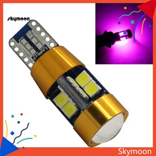 Skym* หลอดไฟ T10 W5W 19SMD 3030 สําหรับติดป้ายทะเบียนรถยนต์