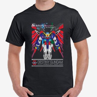 [Ready Stock XS-8XL] Gundam Destiny Short Sleeve Casual Graphic Tees- Gildan Premium 100% Cotton_03