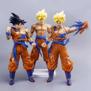 โมเดลฟิกเกอร์ Dragon Ball Z Son Goku Super Saiyan Vegeta PVC ขนาด 33 ซม. ของเล่นสําหรับเด็ก