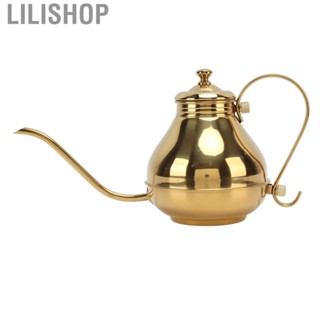 Lilishop Coffee  Pot Stainless Steel Gold Thin Mouth Coffee Drip Kettle for Home Kung Fu  hot