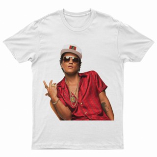 Gdppbm467 เสื้อยืดแขนสั้น ผ้าฝ้าย พิมพ์ลาย Distro Pop Superstar Bruno Mars 30s สีขาว สําหรับผู้ชาย และผู้หญิง