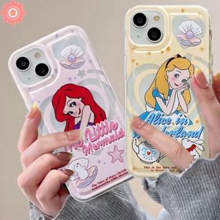 เคสโทรศัพท์มือถือนิ่ม ลายการ์ตูนเจ้าหญิงดิสนีย์ นางเงือก อลิซน่ารัก สําหรับ Realme C30 C55 7i C17 C30S C12 C35 C15 5i 5s C11 2020 C25 C21Y 6i 5 C20 C3 C1 C2 C25s C33 C11 2021 C25Y