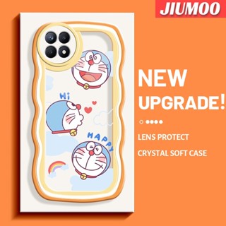 เคสมือถือ แบบนิ่ม แบบใส ลายการ์ตูนโดเรม่อน กันกระแทก สําหรับ Realme 8i Realme Narzo 50 4G