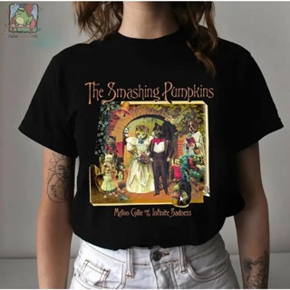 ฟักทองทุบ แตงโม คอลลี่ &amp;amp; เสื้อเชิ้ต ลายฟักทอง The Smashing Pumpkins สไตล์วินเทจ ยุค 90s