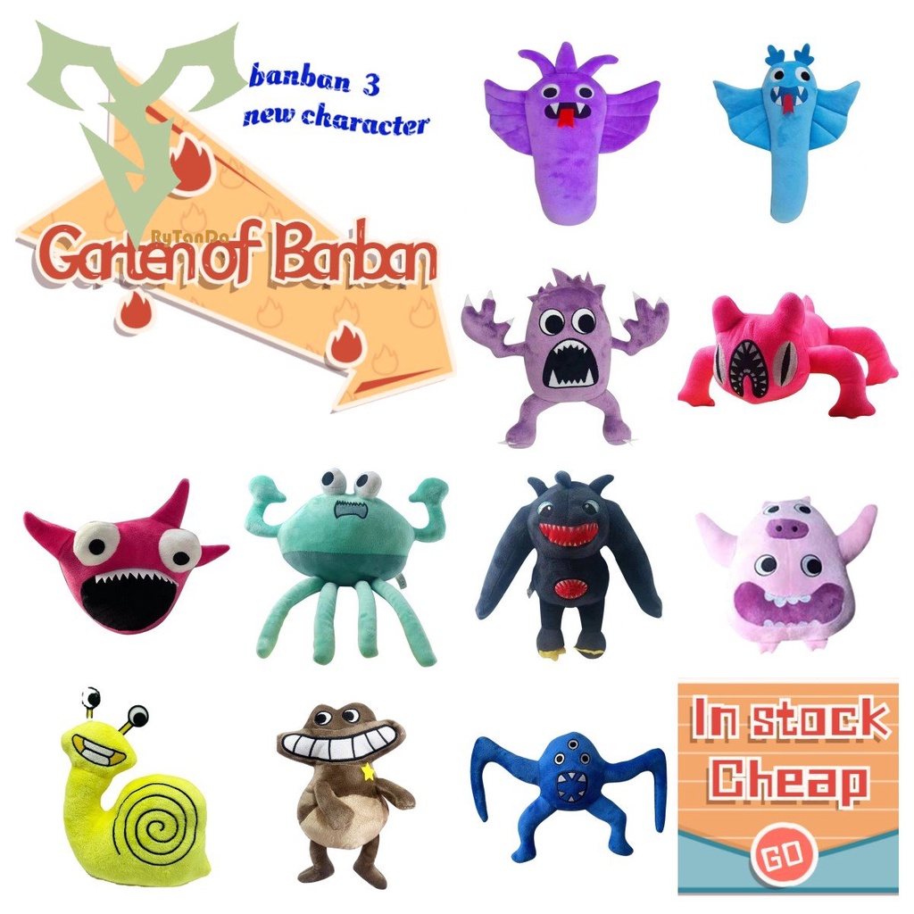 【พร้อมส่ง Banban 3】Garten of Banban ใหม่ ตุ๊กตาแบนแบนแบนแบนแบน ของขวัญวันเกิด ของเล่นสําหรับเด็ก COD